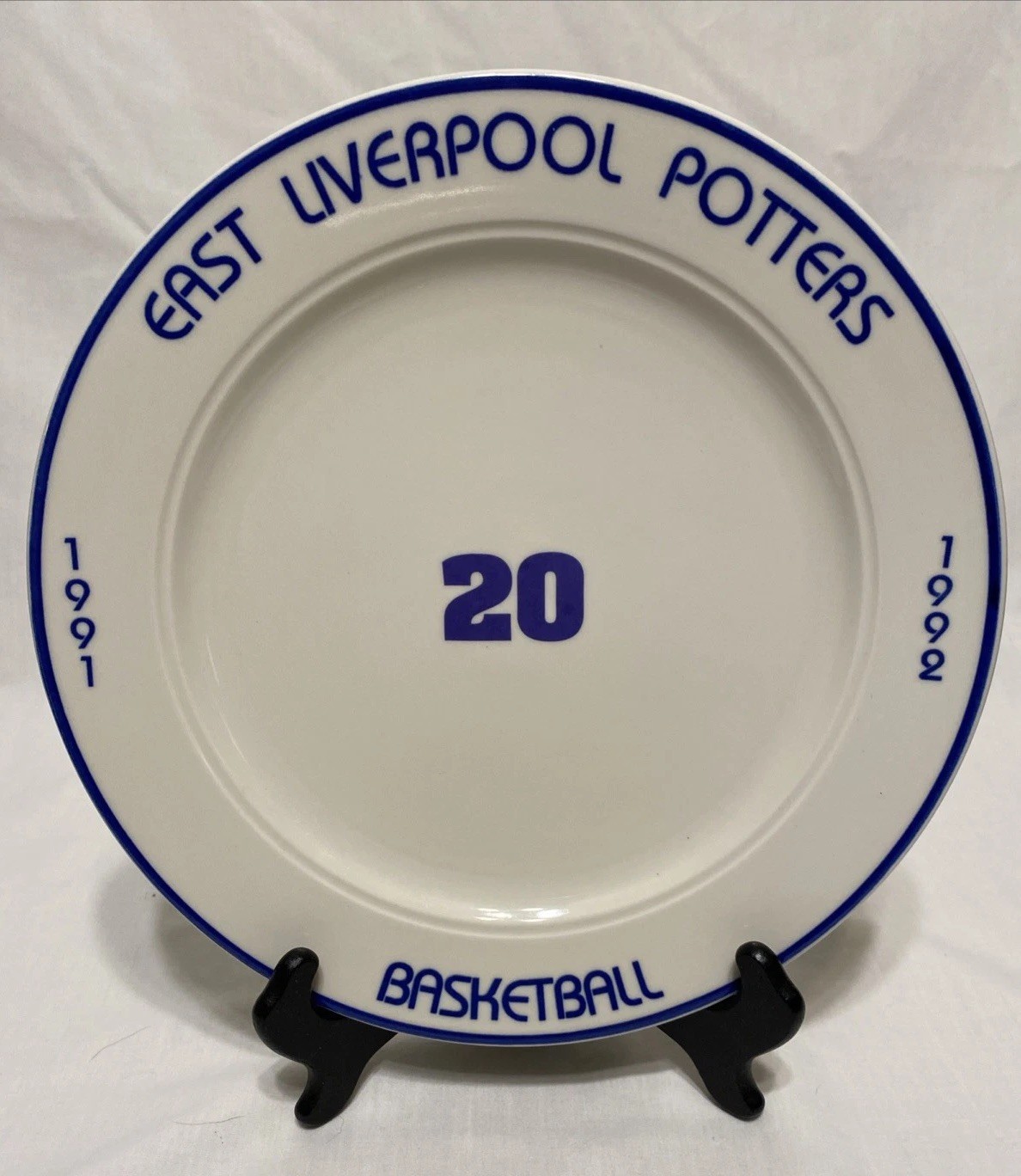 East Liverpool Potters China Co. Homer Laughlin USA 10″ 1991-1992 Basketball
