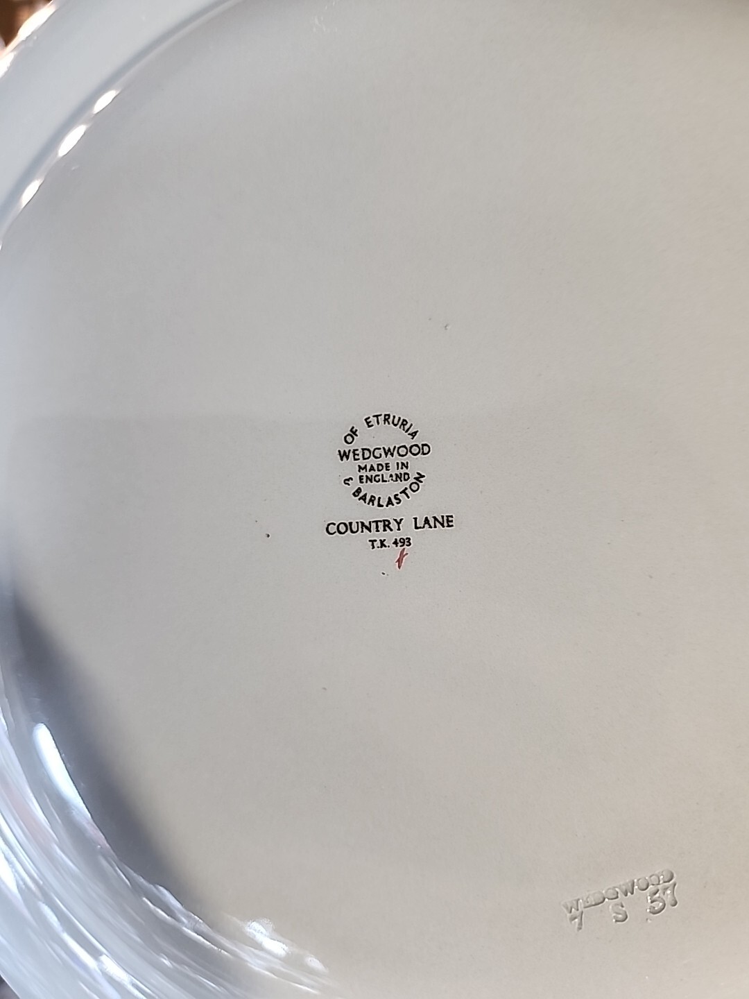 Botanical Wedgwood Etruria Country Lane Dinner Plate, Vintage Farmhouse Country