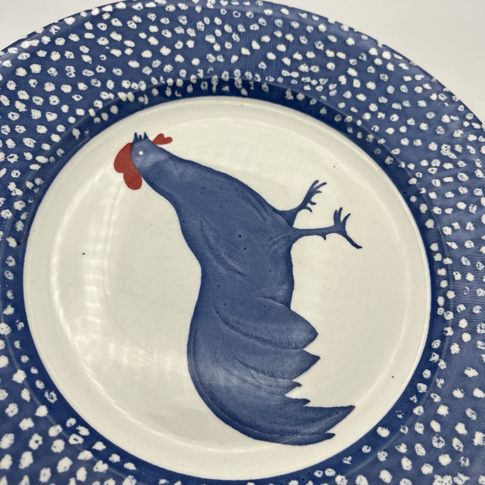 VTG Chanticleer Ictc – Alice Cotterell Rooster 10” Dinner Plate Burleigh England