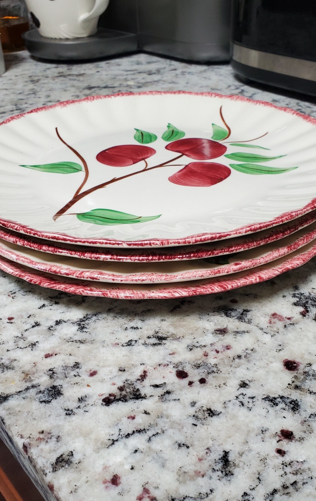 Blue Ridge Hand Painted. 1930 Blue Ridge Southern Potteries *Cherry Bounce