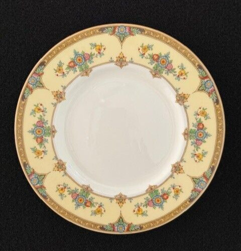 Antique Minton Eloise Orange Porcelain 9-piece Place Setting
