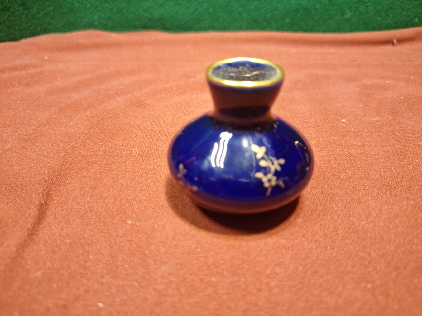 Limoges France, Cobalt Blue Pottery Lot Of 3