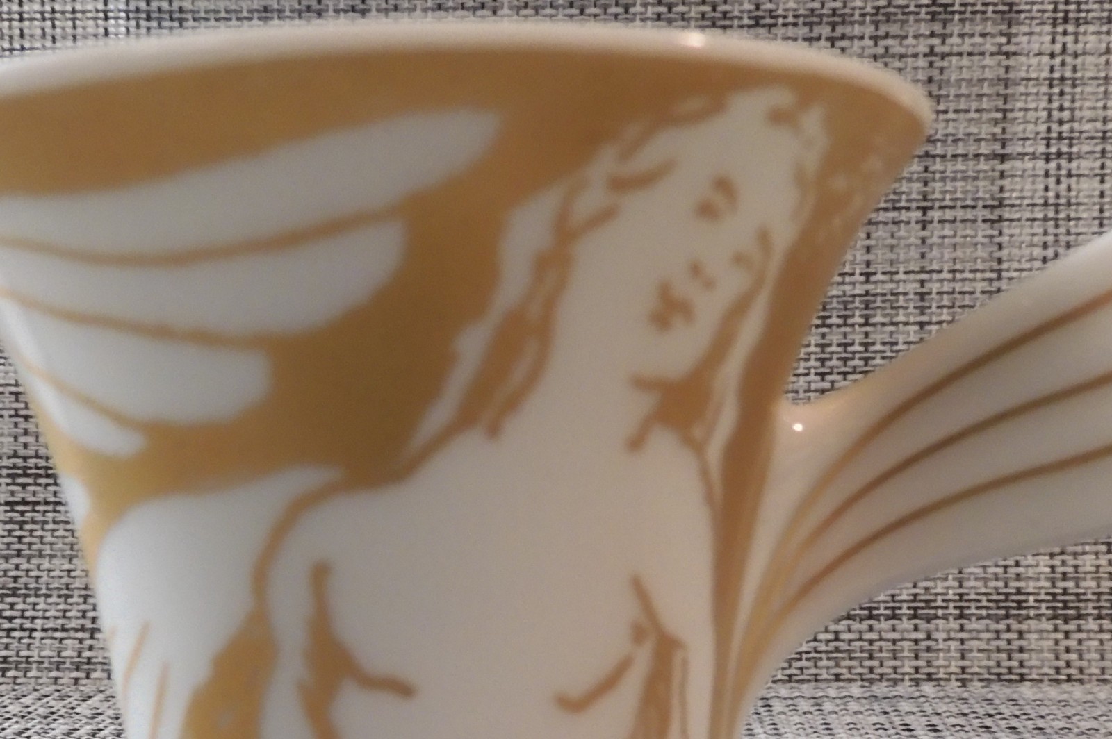 Rosenthal Espresso Cup Saucer Daniel Groen Mythos 1994 Gold Nude Woman RARE