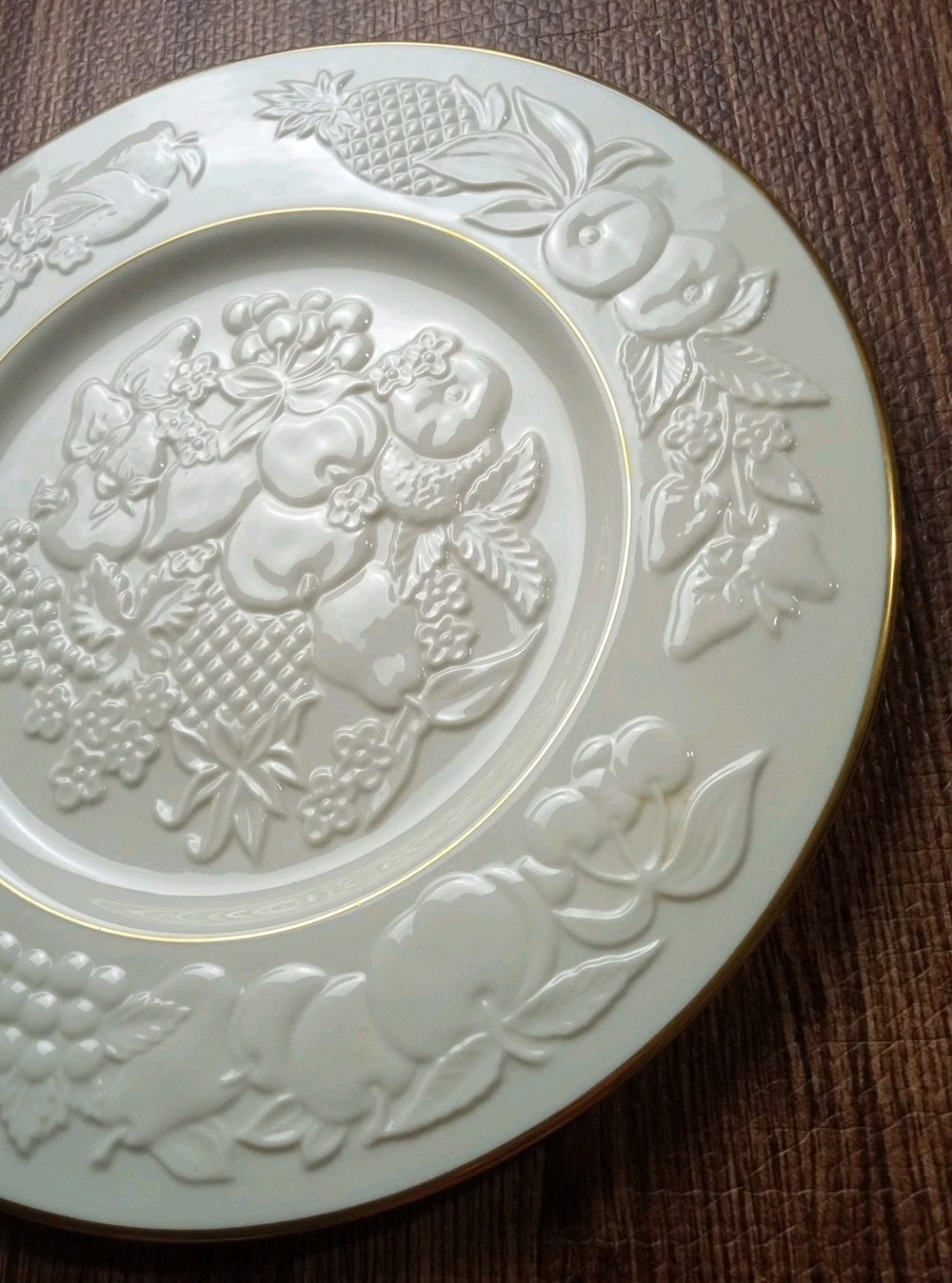 Vintage Lenox Fruits of Life Platter 13” Chop Platter NOB