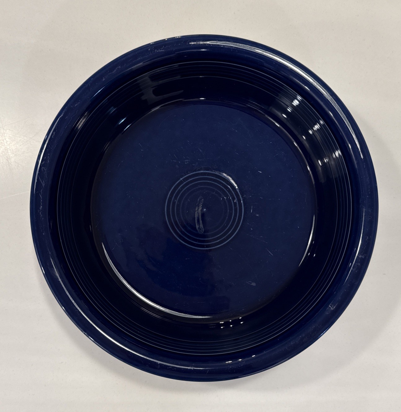 Fiestaware Cobalt Blue Large Serving Bowl 10 & 1/2 X 3 Inches