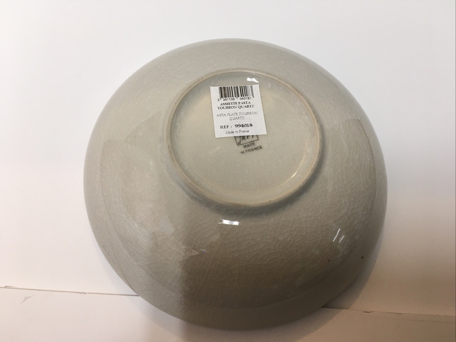 Pasta Serving Bowl By Jars France Tourron sold separate 9″ made in France New!