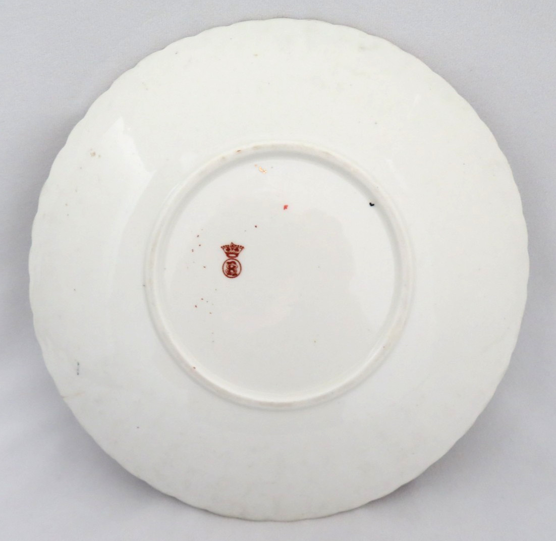 Antique Radfords Imari Gold VICTORIA Pattern Scalloped Edge 9″ Plate 1879-1891