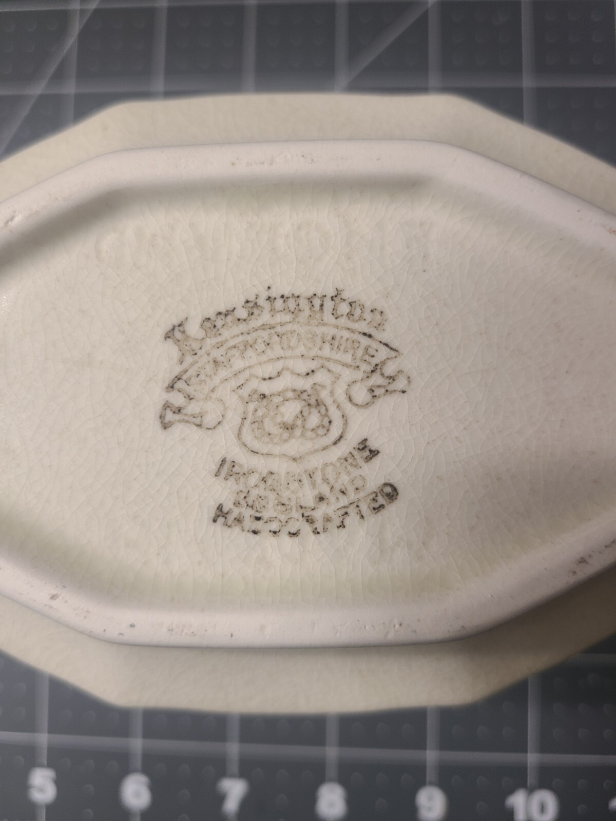 Vintage Kensington English Ironstone Gravy Boat with Underplate Made In England
