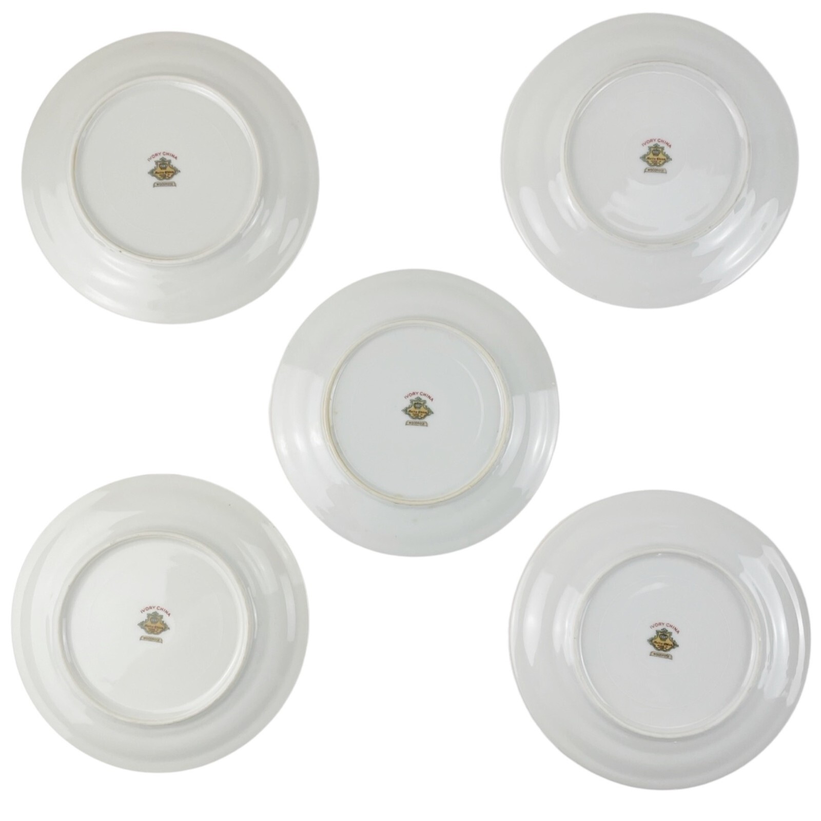 Meito China Woodrose Plates Service 4 Made in Japan 4 Dinner 6 Salad 5 Dessert