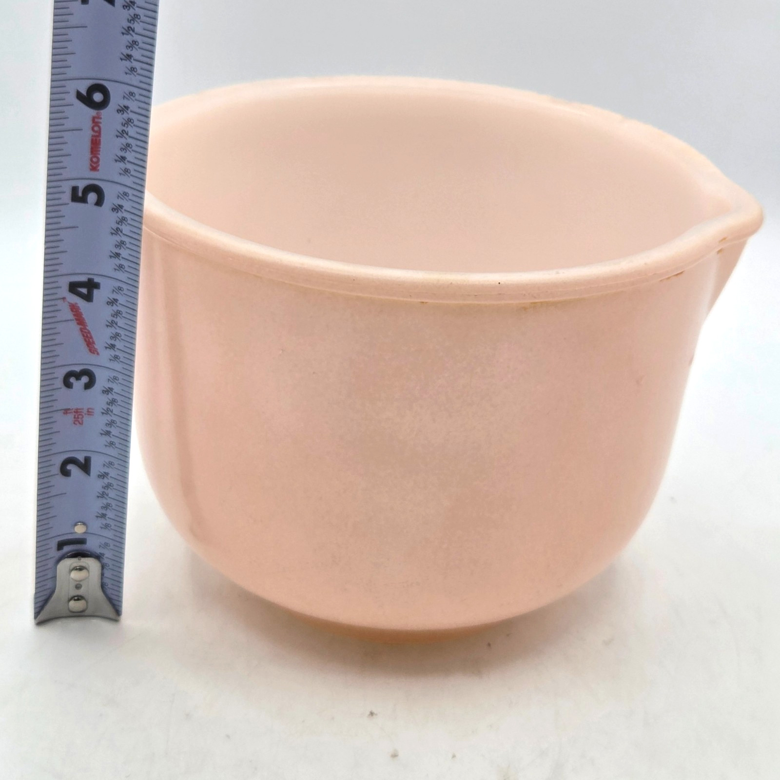 Vintage Pink Glasbake for Sunbeam Small Mixing Bowl with Pour Spout 20-CJ
