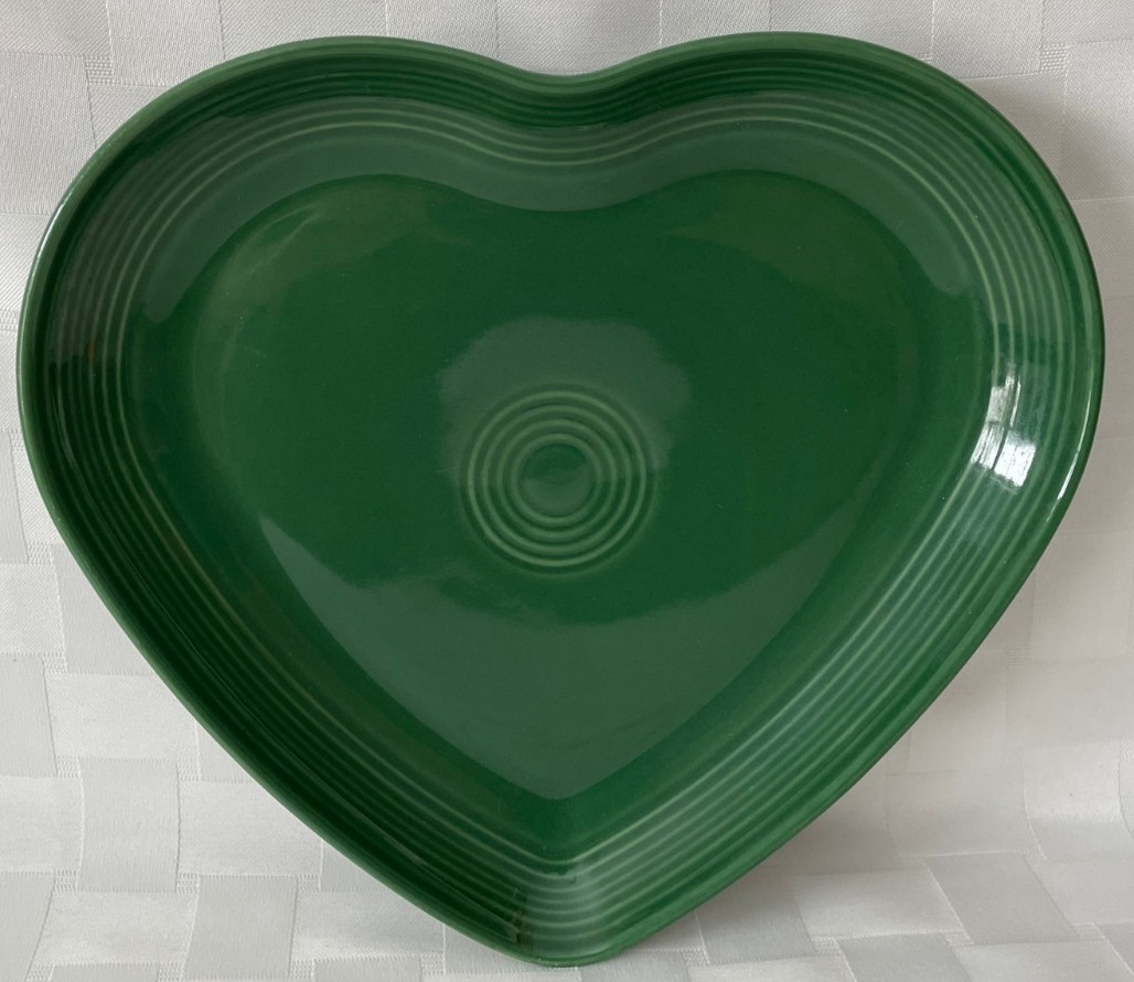 Fiesta 9″ Heart Shaped Plate 1st & 2nd Retired – CHOOSE COLOR – Valentine’s Day