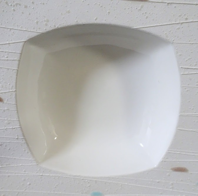 Arita Ware Dinner Plate 9.6in Japanese Porcelain Wide Rim Bowl White Shimmer New
