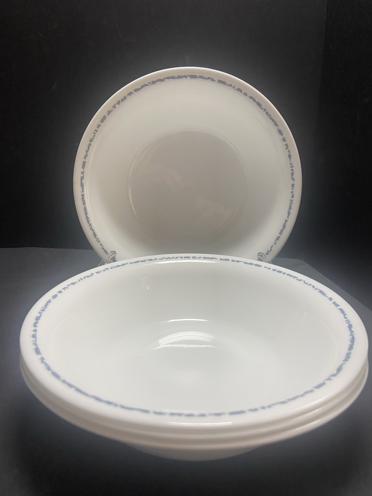 16 pc set of Vintage Corelle BLUE HEARTS Dinnerware Set
