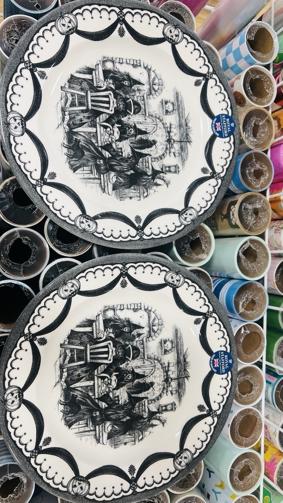 Royal Stafford Witch New Release 2026 Witches Gathered Table Dinner Plates X2