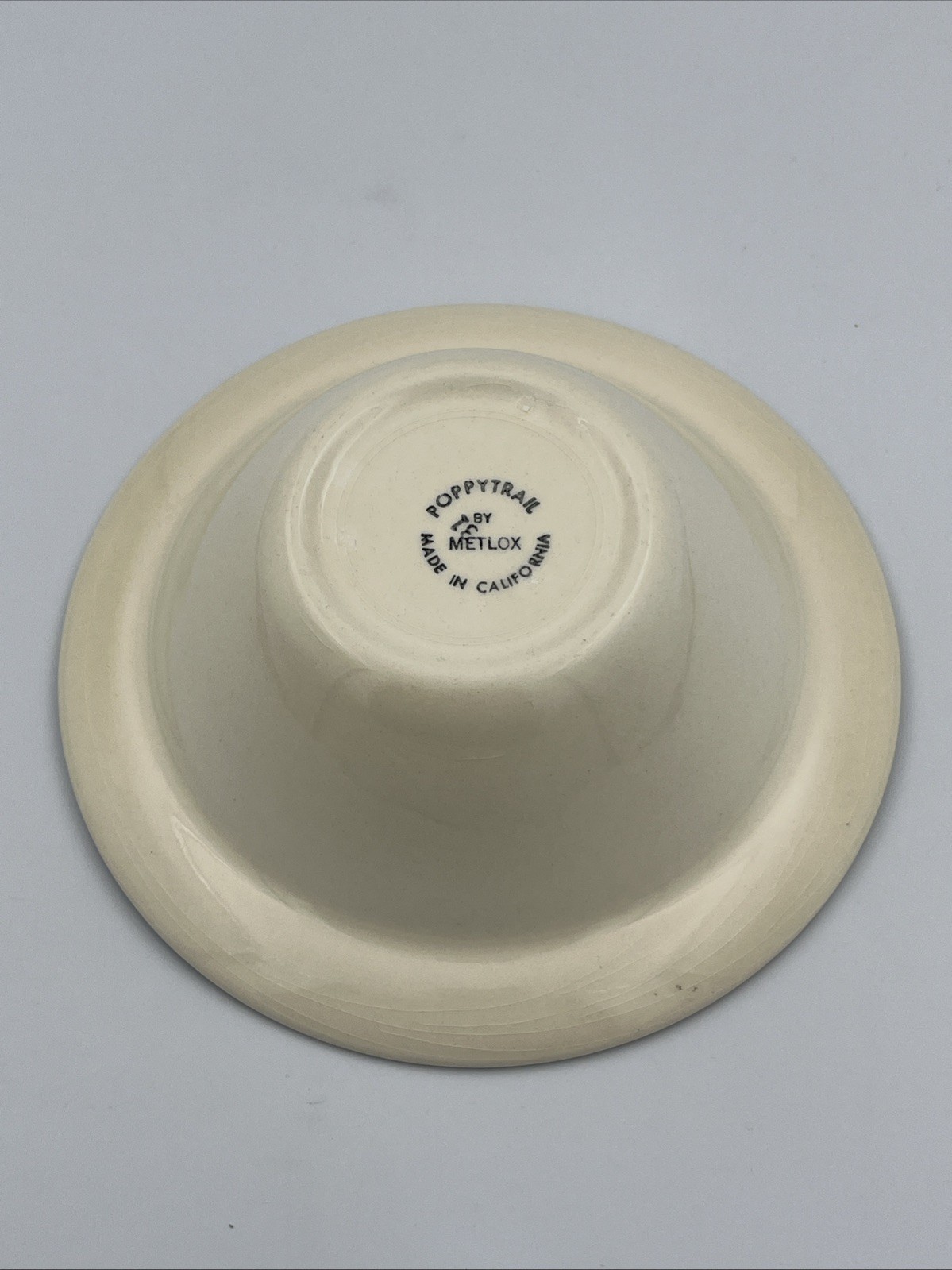 Metlox Poppytrail California Red Rooster 7.25” Serving Bowl Vintage