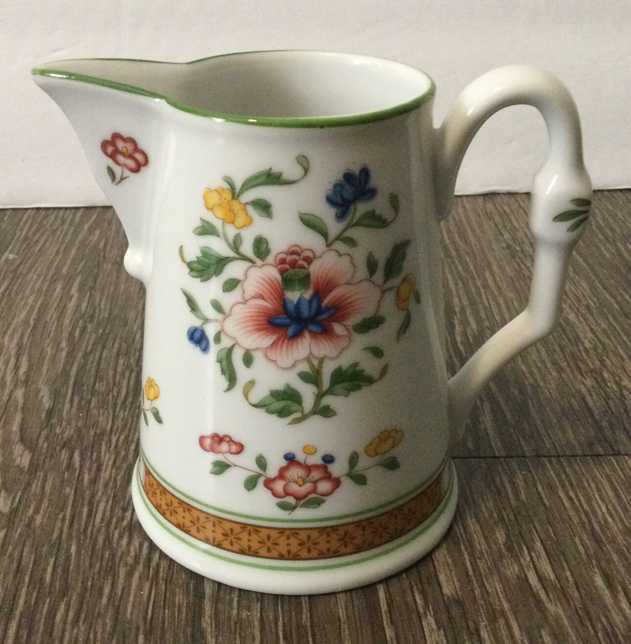 Heinrich Germany Creamer And Saucer Parnass Pattern