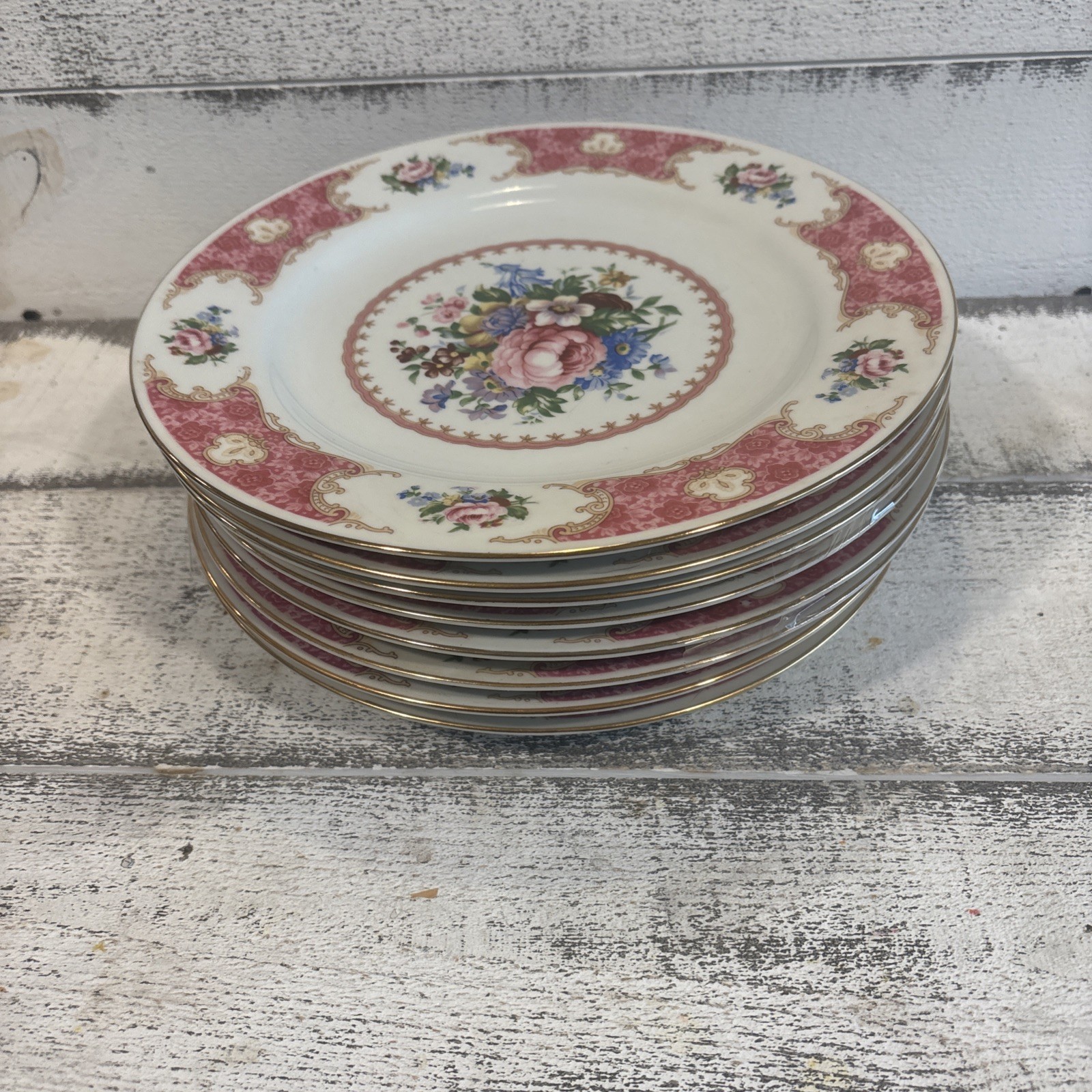 Vintage Remington Spring Garden Red Sea Dinner Plate 10.25″ – Choose QTY
