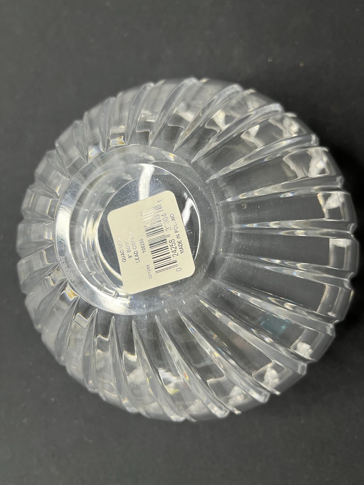Waterford Marquis 8″ Bowl – Quadrata – Lead Crystal