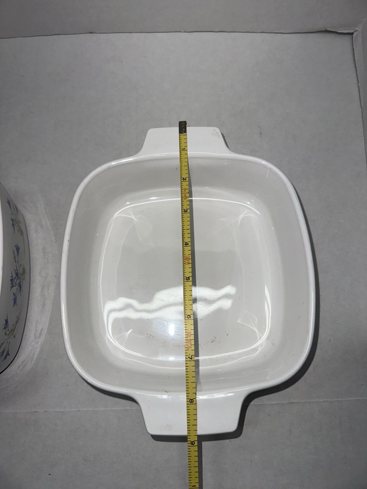 Corning Ware Blue Dusk & Plain Set of 2 Casserole Baking Dishes 1.5 & 1L No lids