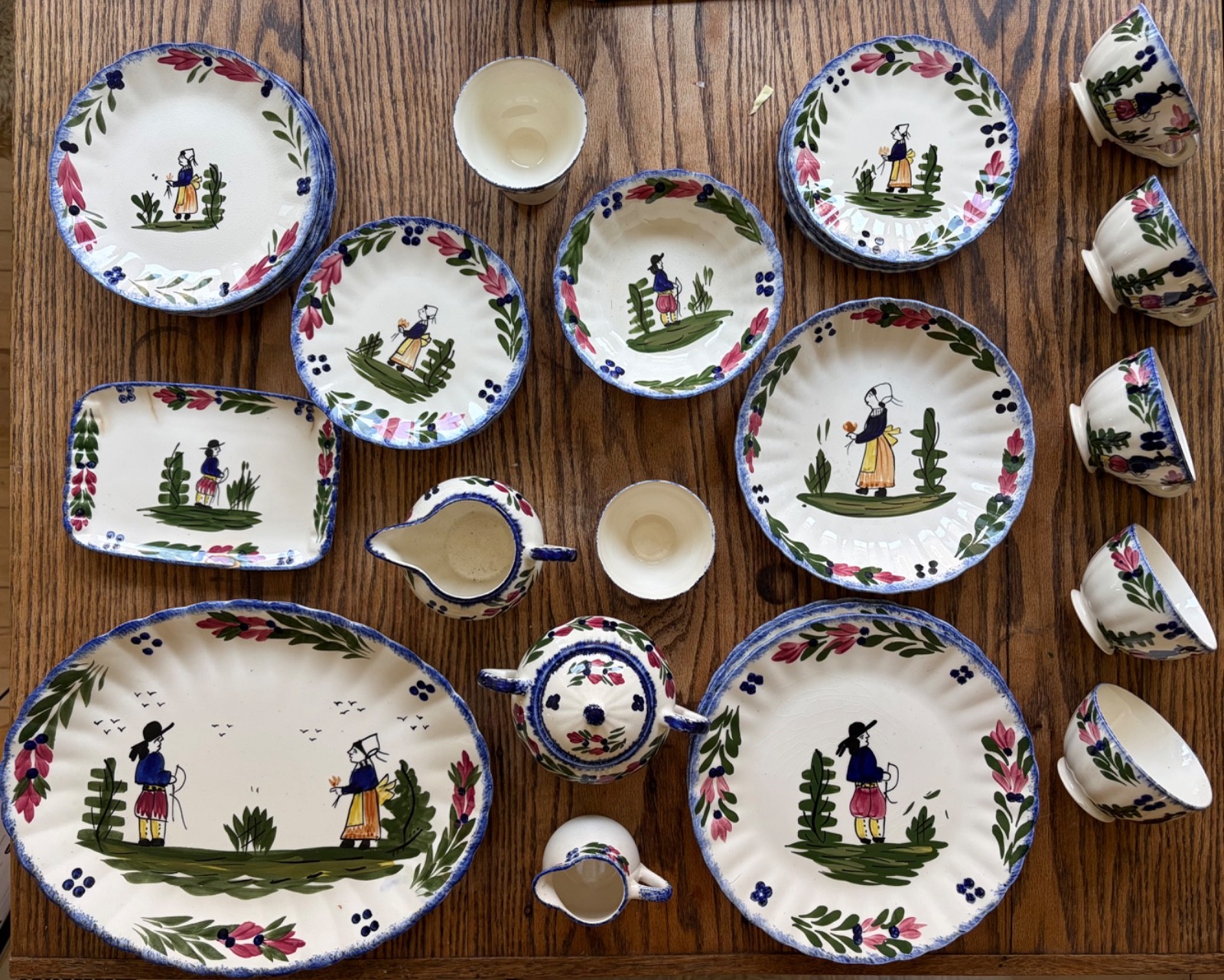 Rare-to-Find Blue Ridge Pottery Set