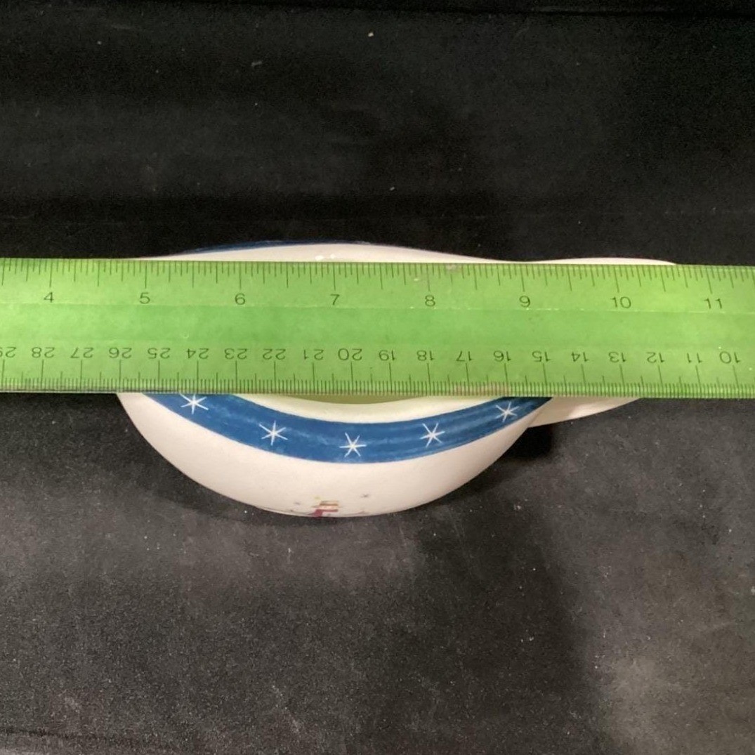 Holiday Home Snowman Stoneware Gravy Boat