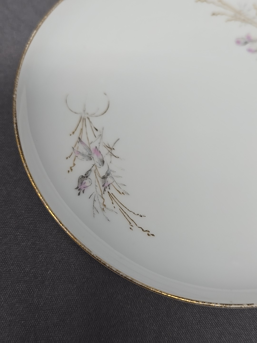 Charles Field Haviland Limoges Leaf Handle Demitasse Cup & Saucer 1868-81