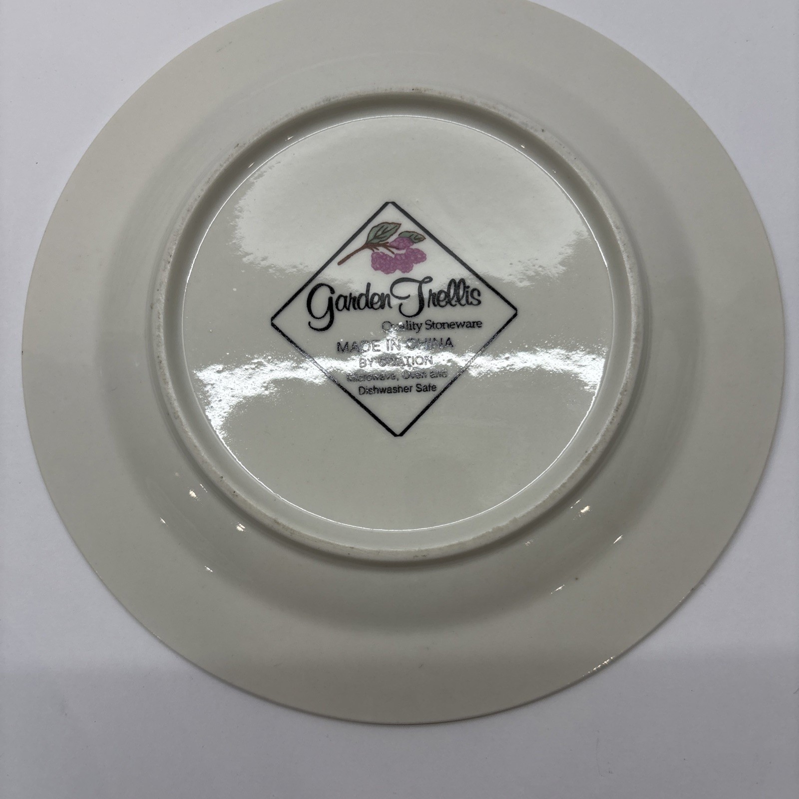 Garden Trellis Stoneware Salad Plate By Citation