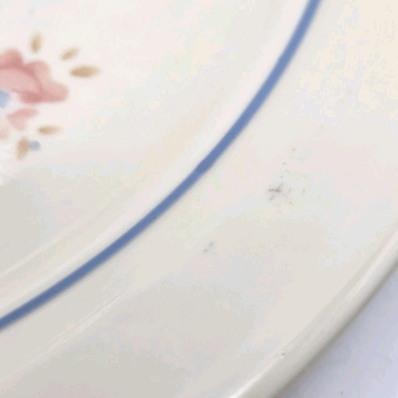 4 Vtg Corelle Country Promenade 8.5″ Retired Salad Plates Goose Cottagecore USA