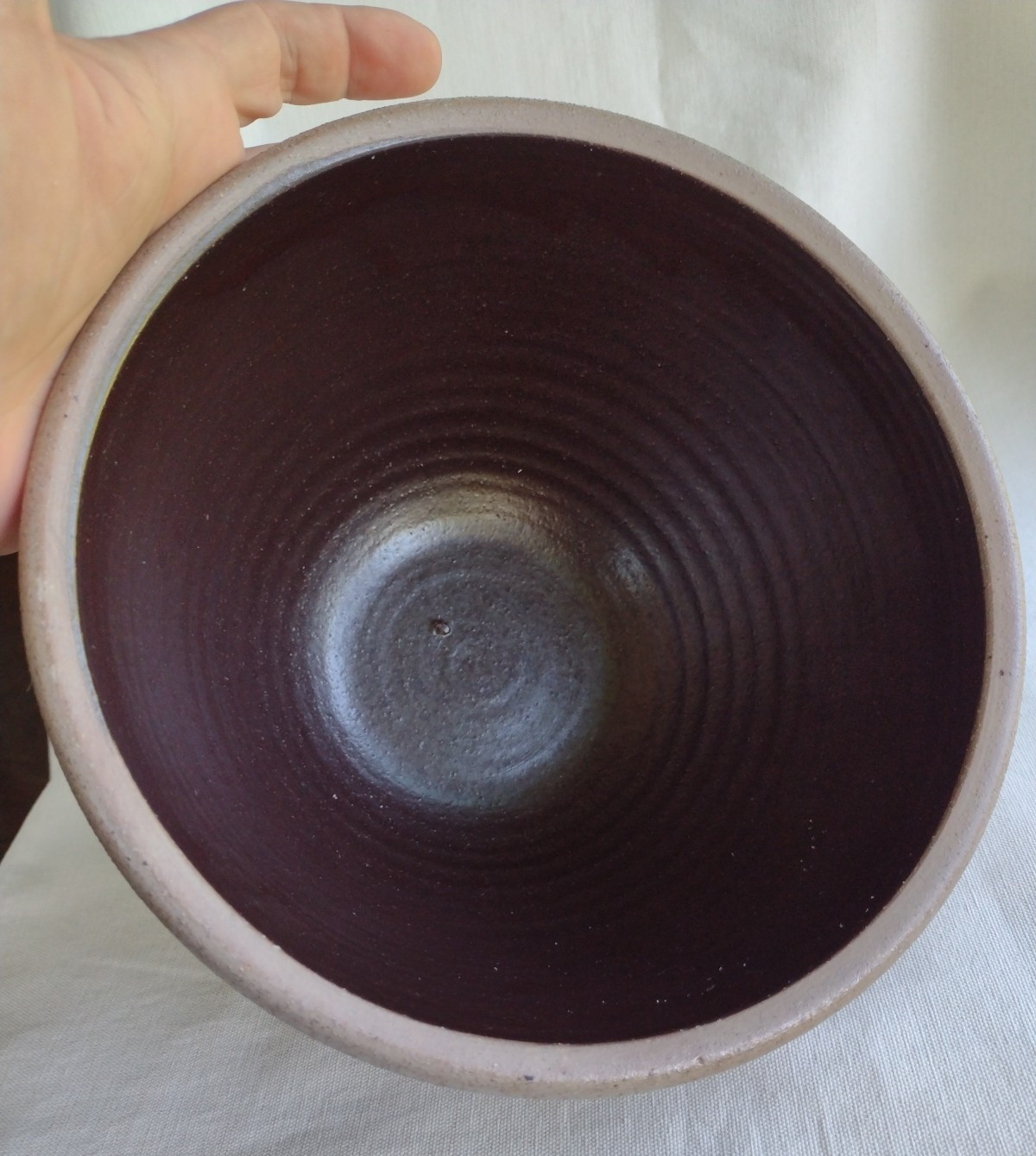 Vintage 1994 Rockdale Union Stoneware Handmade Bowl Wisconsin Ducks Unlimited