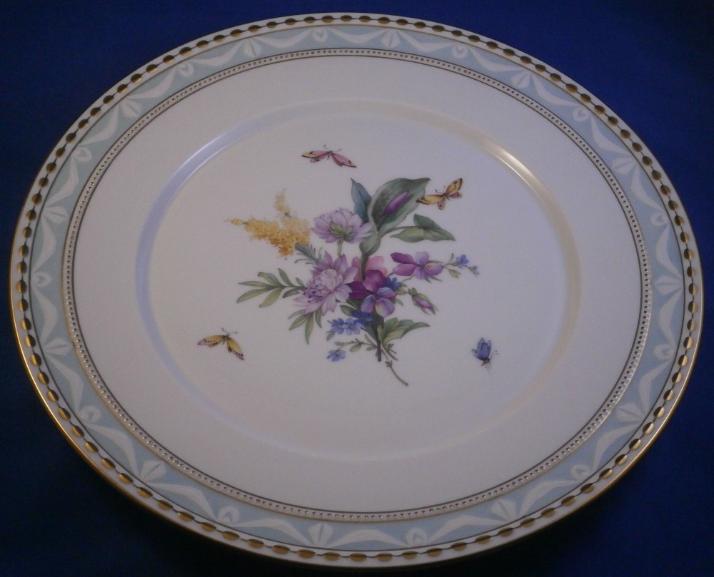 Superb 20thC KPM Berlin Porcelain Kurland 74 Gourmet Plate German Germany
