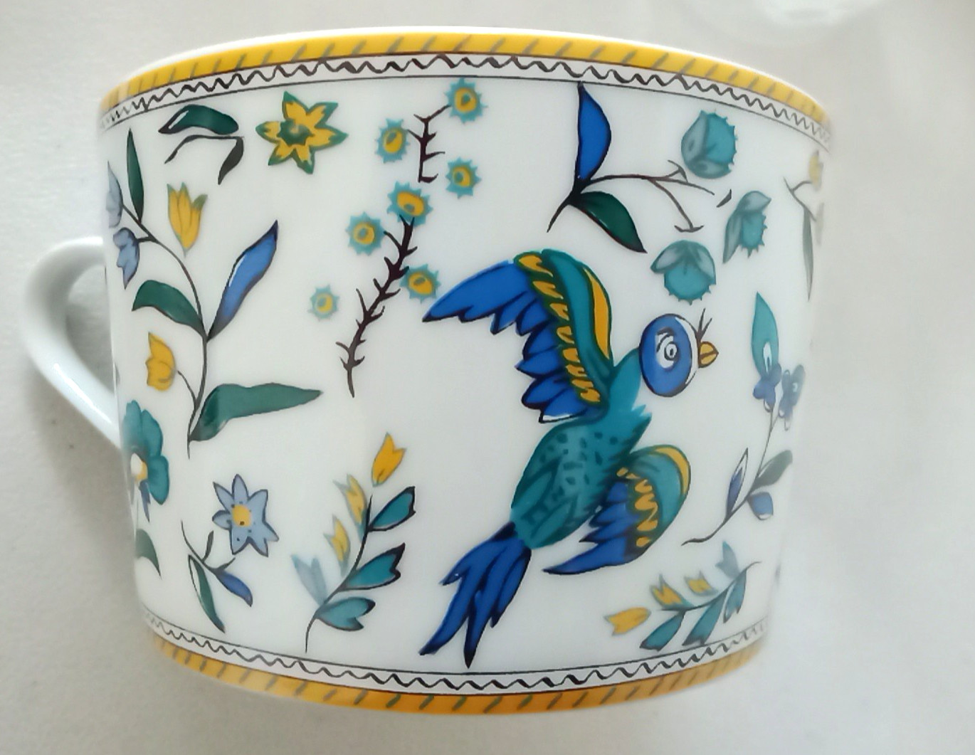MISTRAL by SOLAFRANCE Bone China Coffee Mug Tea Cup 1994 Retired & Rare SET of 2