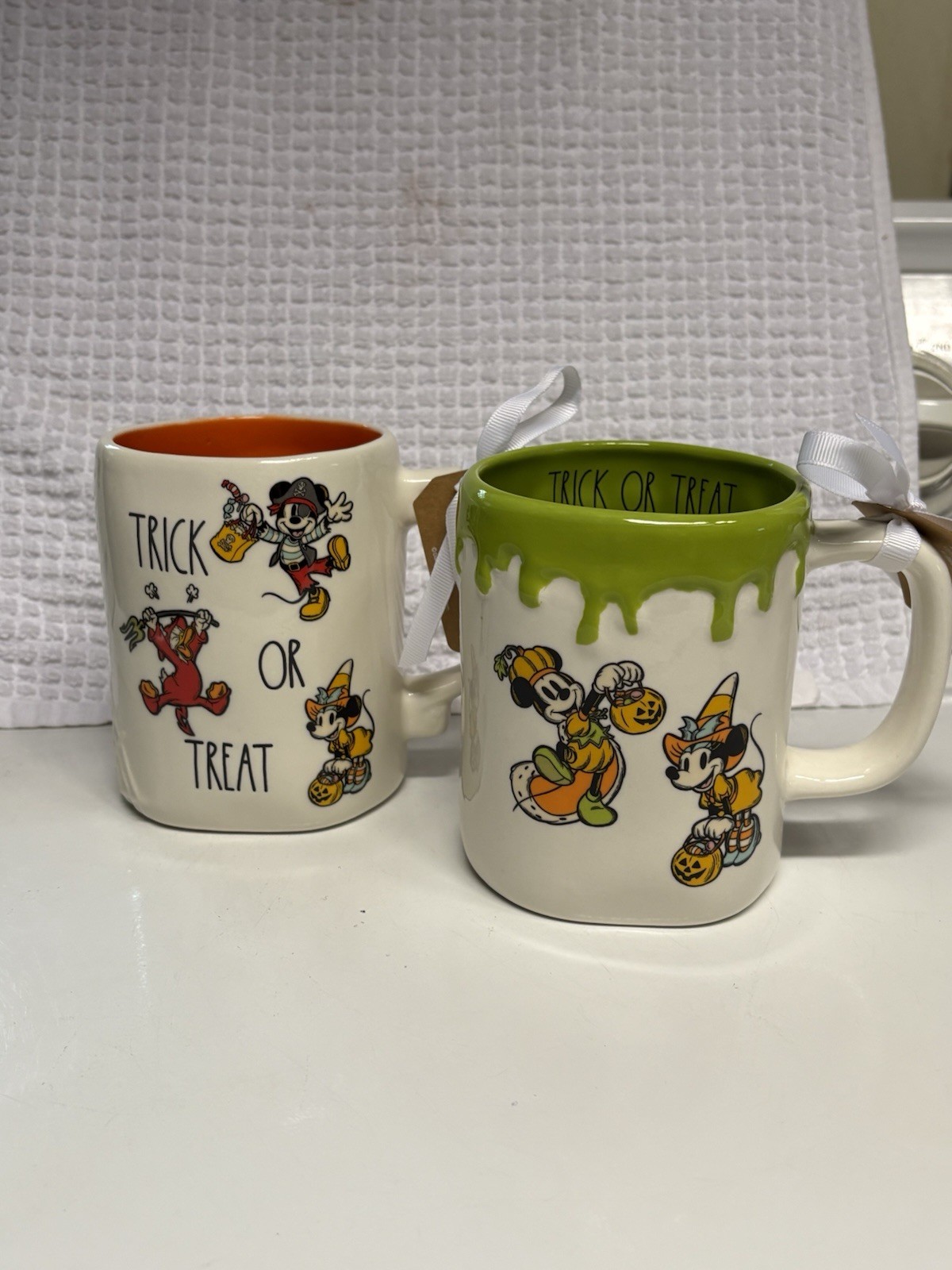 Rae Dunn Disney Mickey & Friends Trick or Treat Halloween Mug New 2026