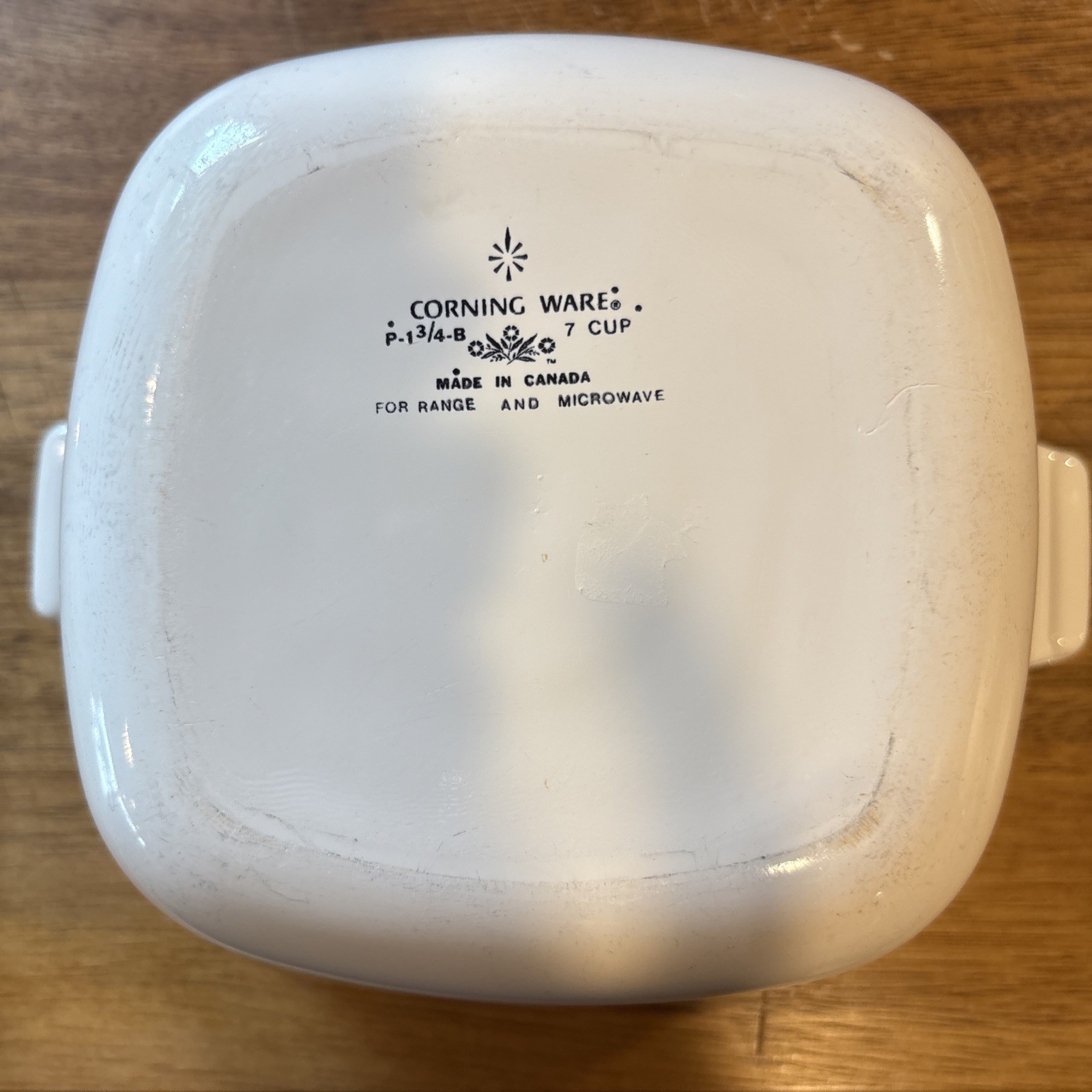 Vintage Corning Ware , Blue Cornflower, P- 1 3/4, 7 Cup, Made In Canada, No Lid