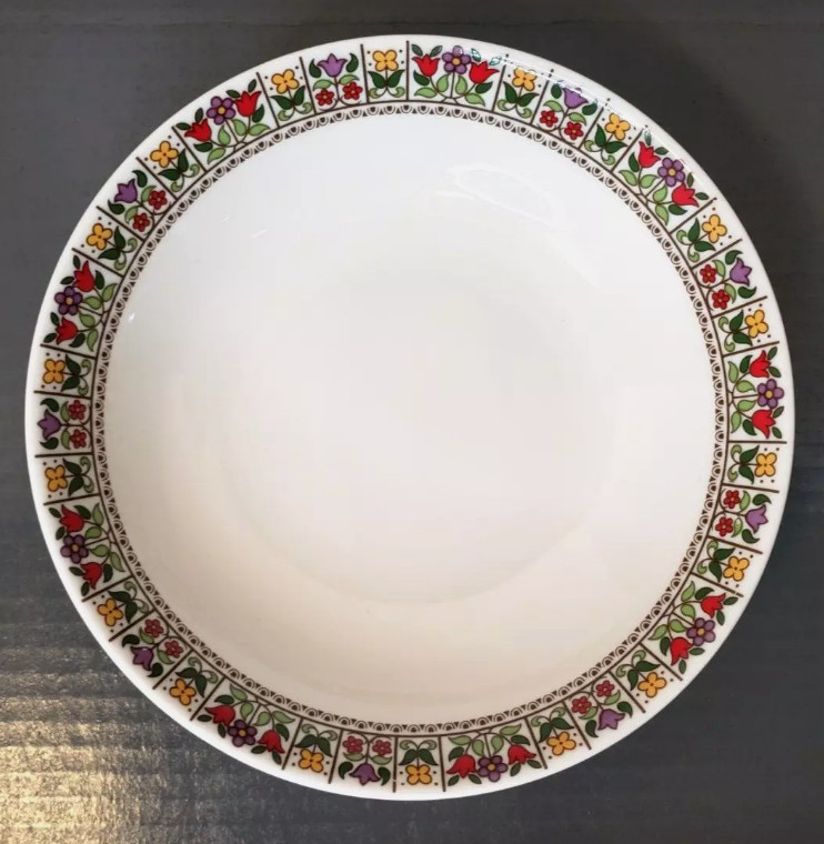 Select Royal Doulton Fireglow BOWL: Rim Soup 8″ or Coupe Cereal 6.75″