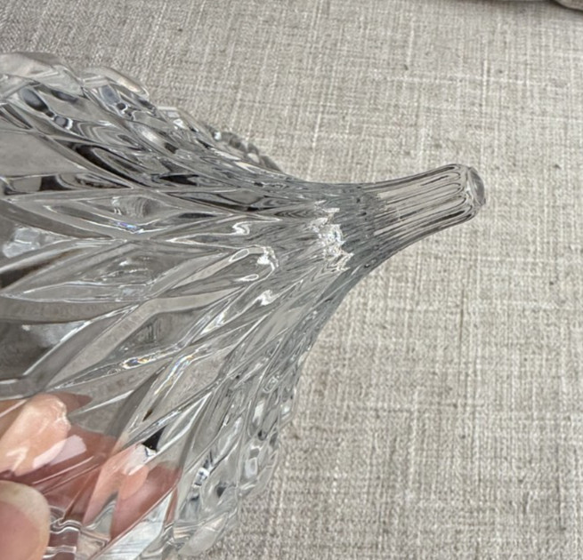 Hershey’s Kiss Clear Glass Trinket/Candy Dish with Lid
