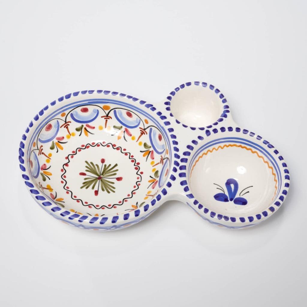 Mixed Majolica Lot Spain Italy Mexico Hand Painted Pottery Serving Bowl Dish 5pc