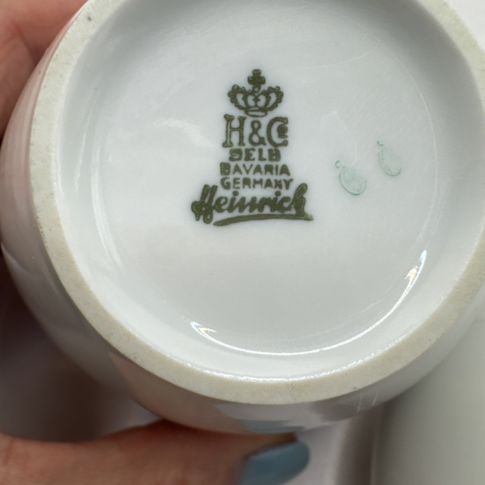 Vintage Heinrich H&C Selb Bavaria Germany Grazie Creamer and Covered Sugar