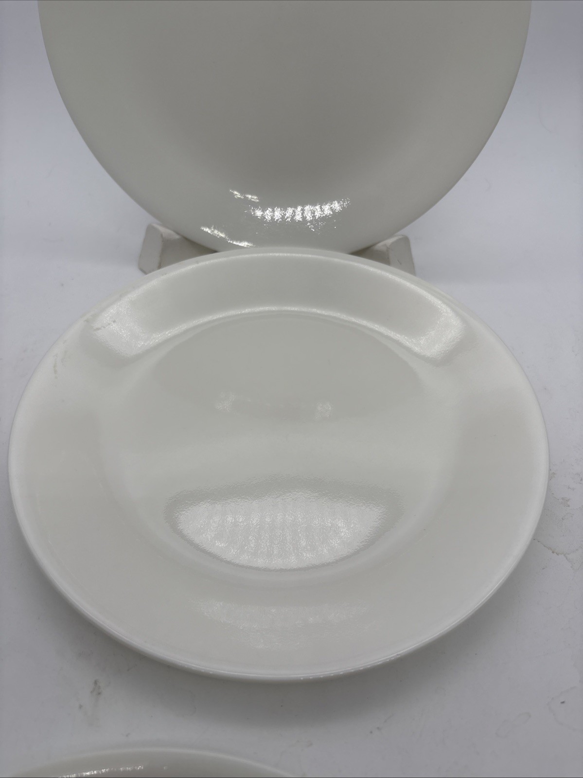 Set Of 6 Market Street New York Corelle 8 1/2” White Lunch Plates No Chips