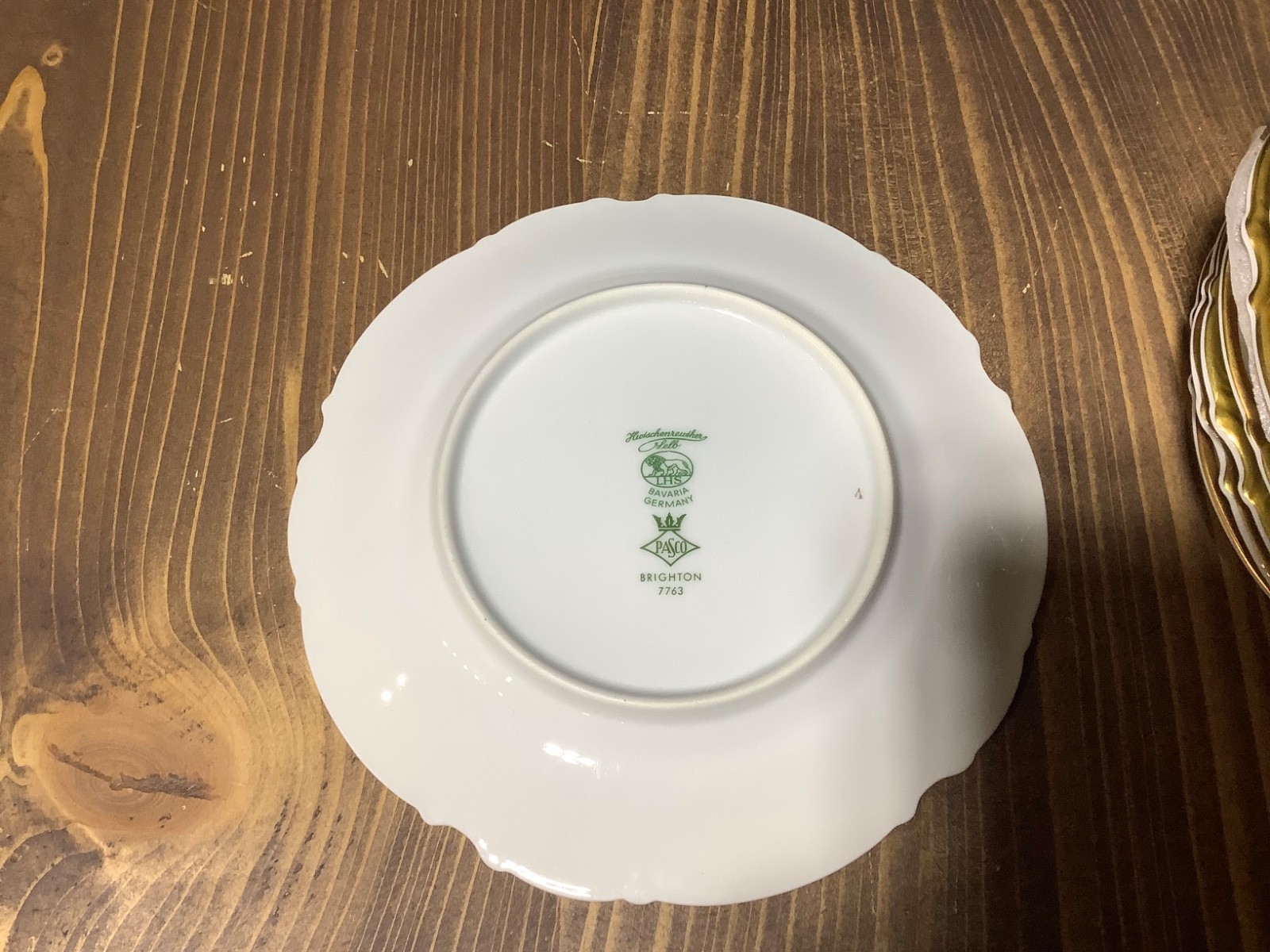 Hutschenreuther PASCO BRIGHTON 7763 Salad Plate 7 3/4 Inches bavaria Germany lhs