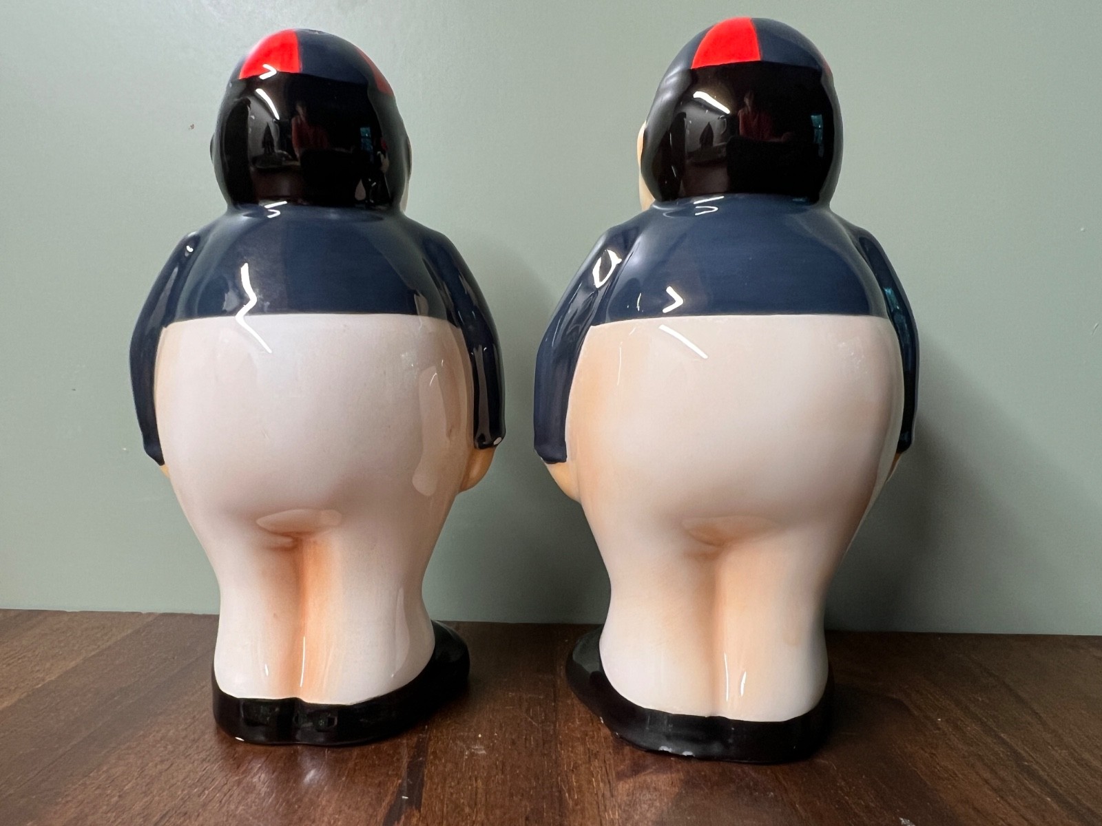 Vintage Alice in Wonderland Salt & Pepper Shakers Tweedledee & Tweedledum