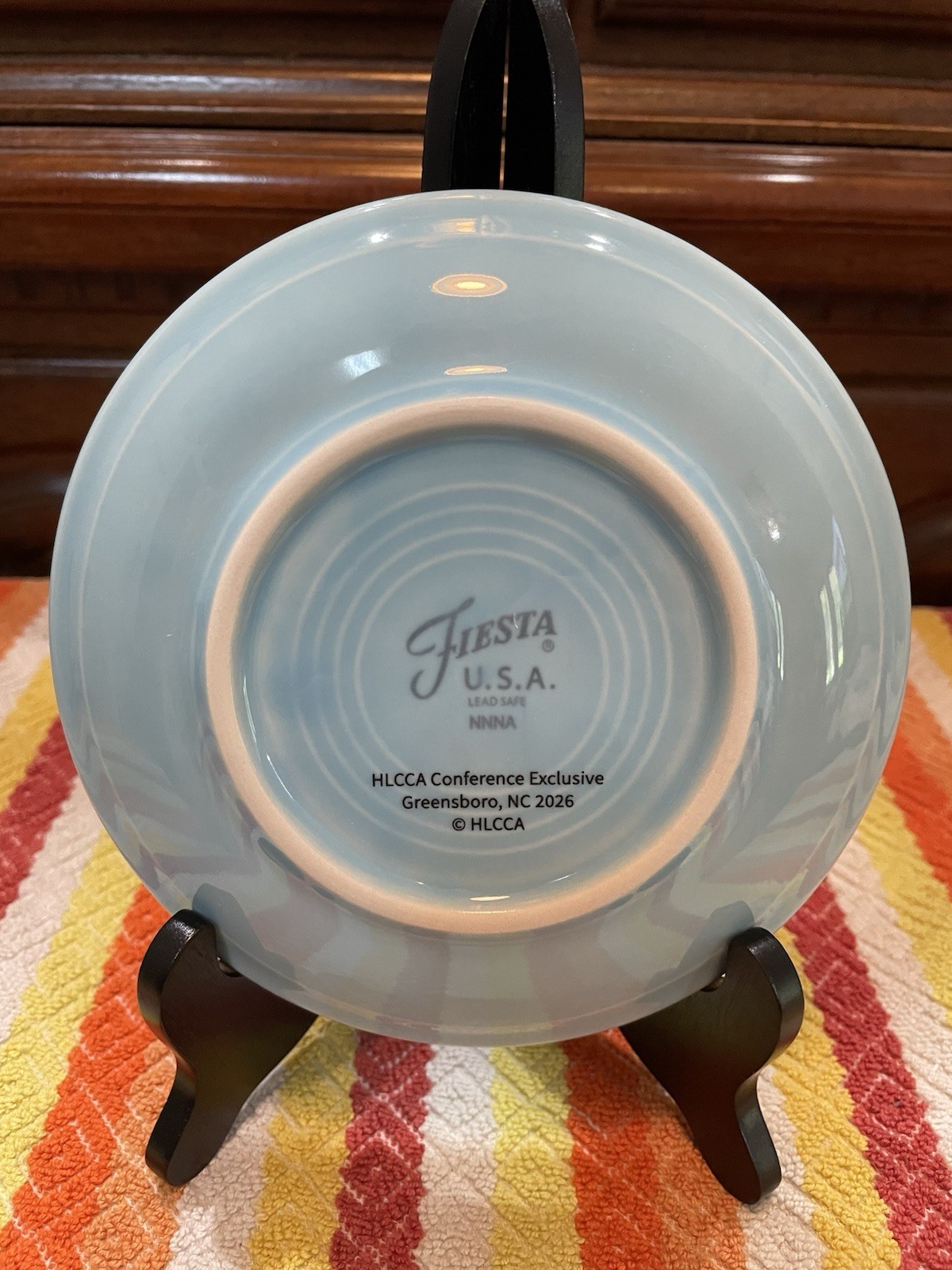 Fiesta HLCCA Cup And Saucer Atomic Pine 2026 Conference Exclusive Sky Pristine