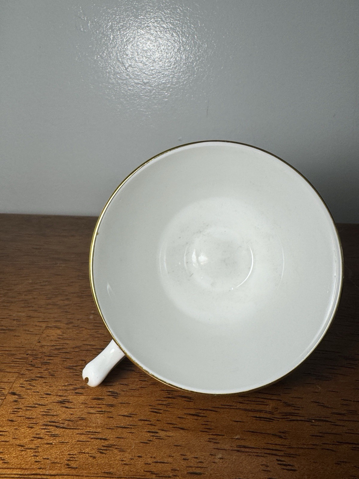 Vintage Crown Staffordshire Fine Bone China England Cup & Plates Green Ivy