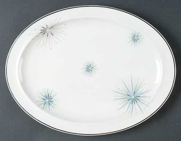 MCM Easterling “Celestial” Atomic china and serveware various pieces