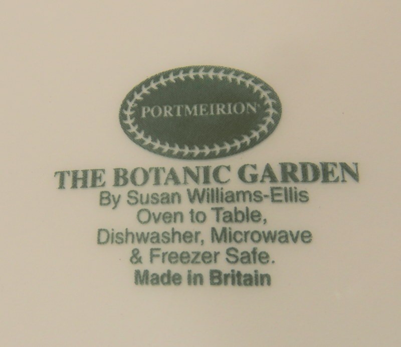 Portmeirion Botanic Garden Salad Plate – U CHOOSE – Flowers, Butterfly -NEW MARK
