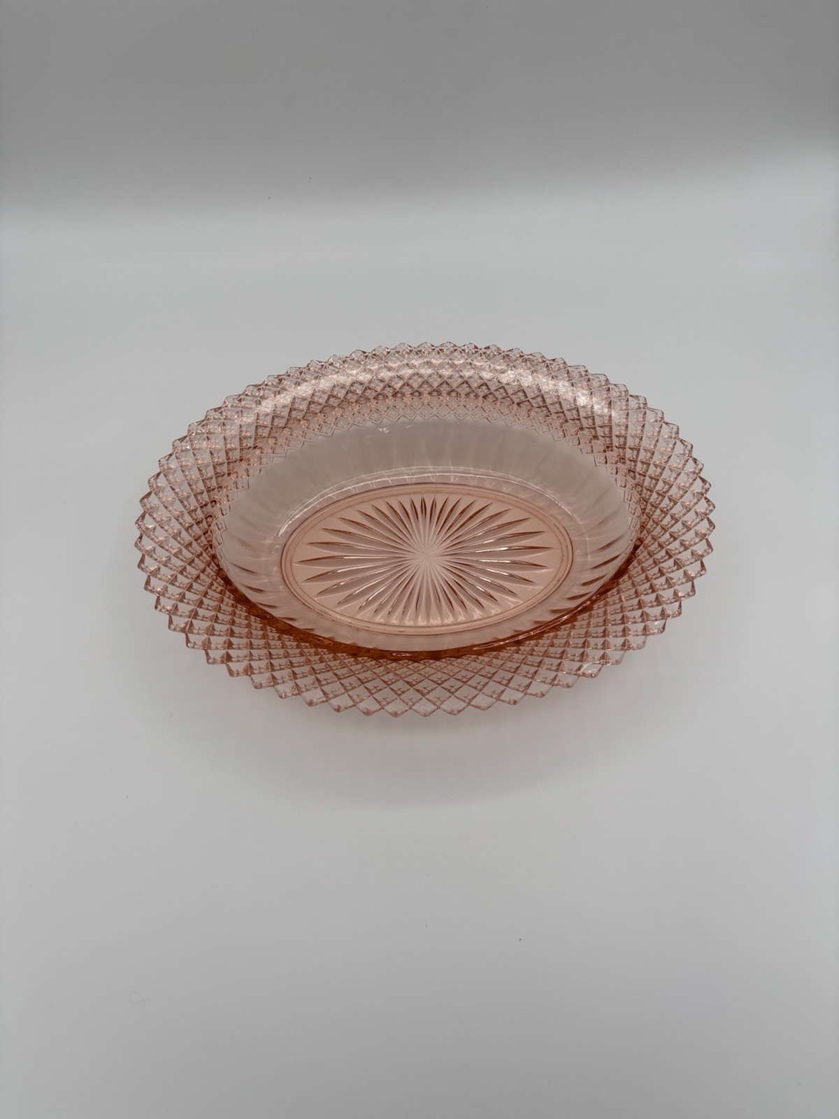 Anchor Hocking Miss America Pink Oval Serving Dish 10.5″ Depression Glass