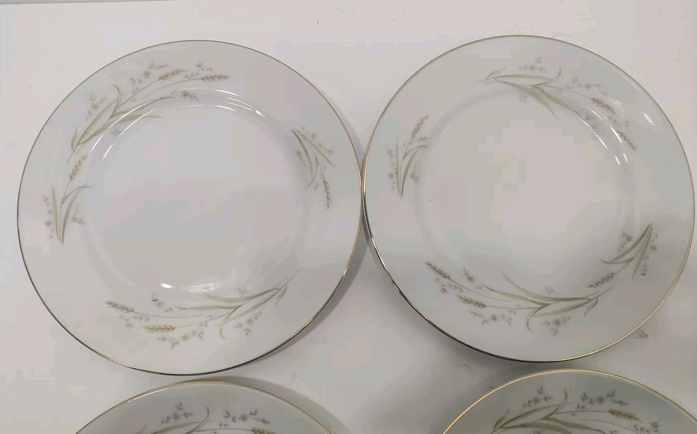 Golden Harvest By Fine China of Japan 4 Pieces Salad Plates Set In Original Box
