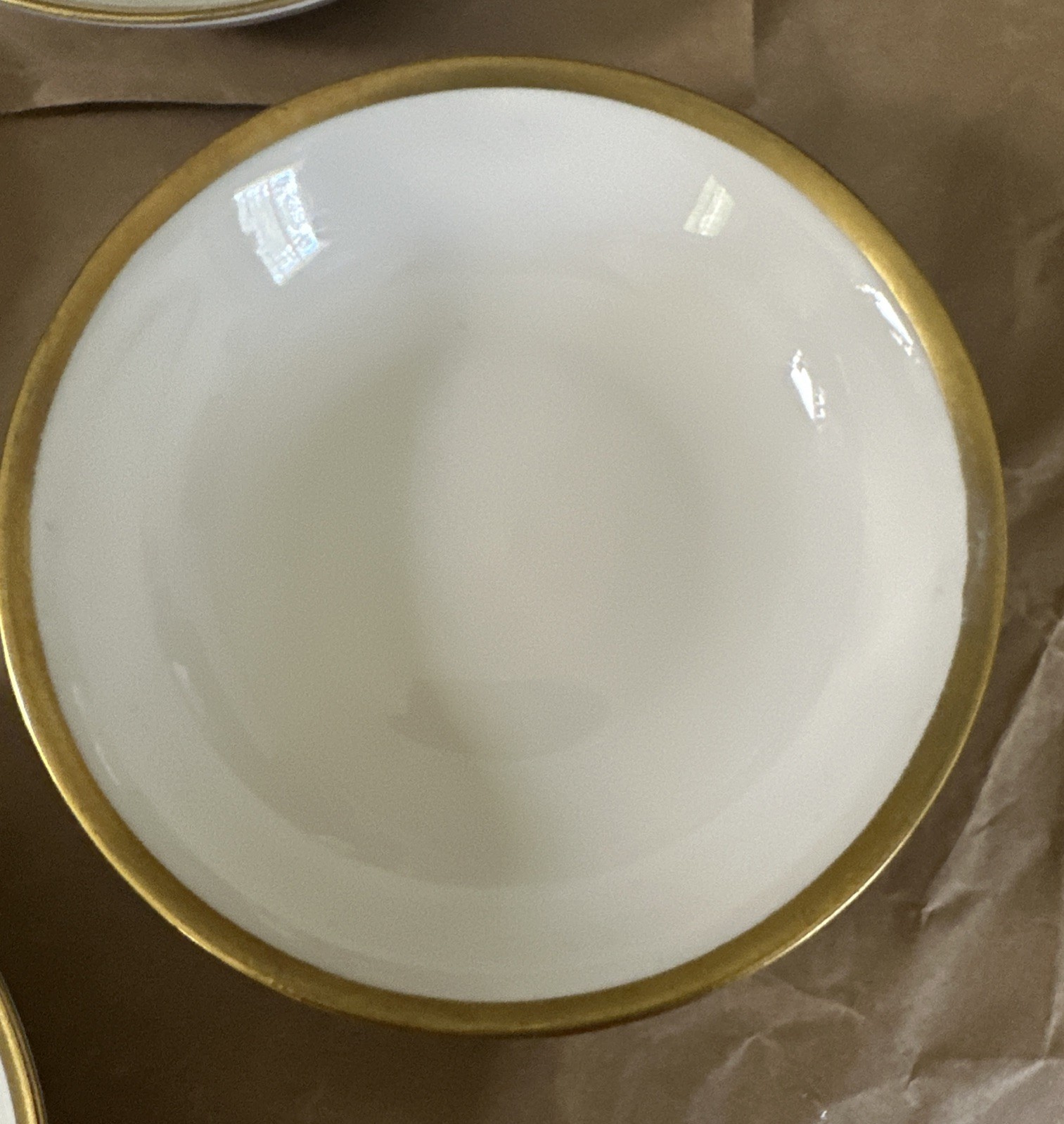 5 Magnificent Gold Encrusted Berries Bowls 5 1/4” Hutschenreuther Selb Bavaria