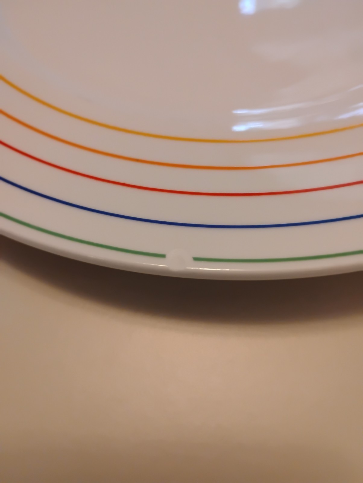 Studio Nova HI Fi Primary Gallery 4 Dinner Plates 10.5 Inch. Good Used Condition