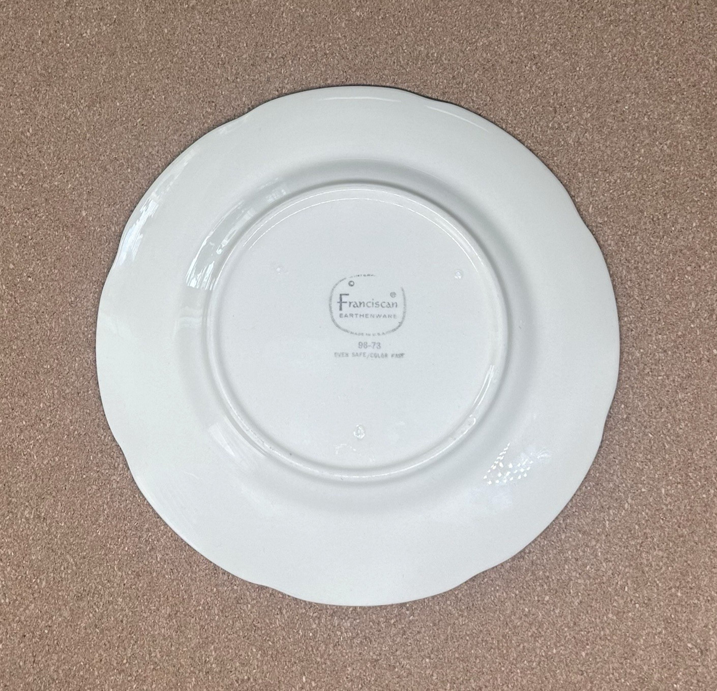 APPLE Set of 2 Salad Plates 7 7/8″ Franciscan California USA