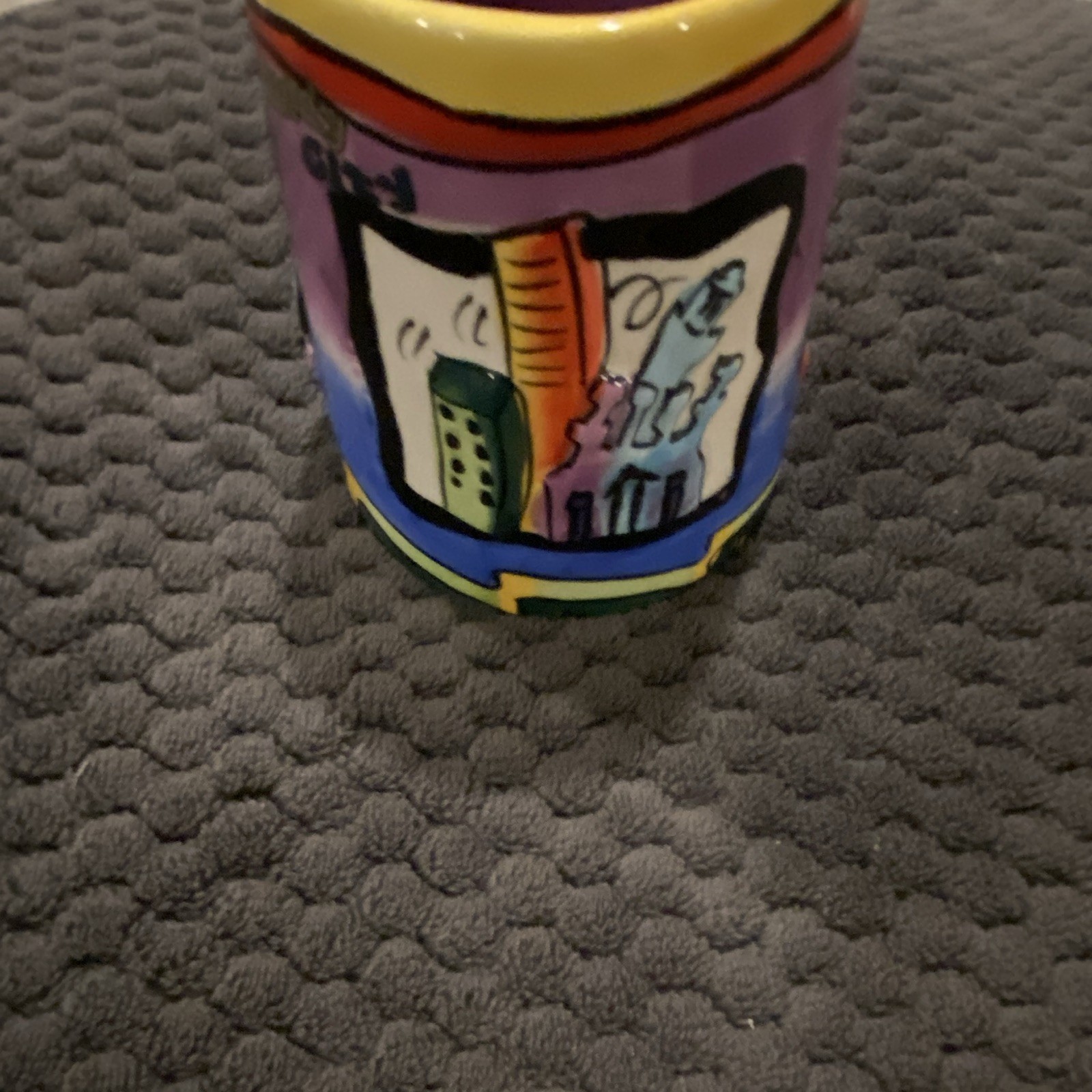 Multicolor Ceramic Chicago Cityscape Mug